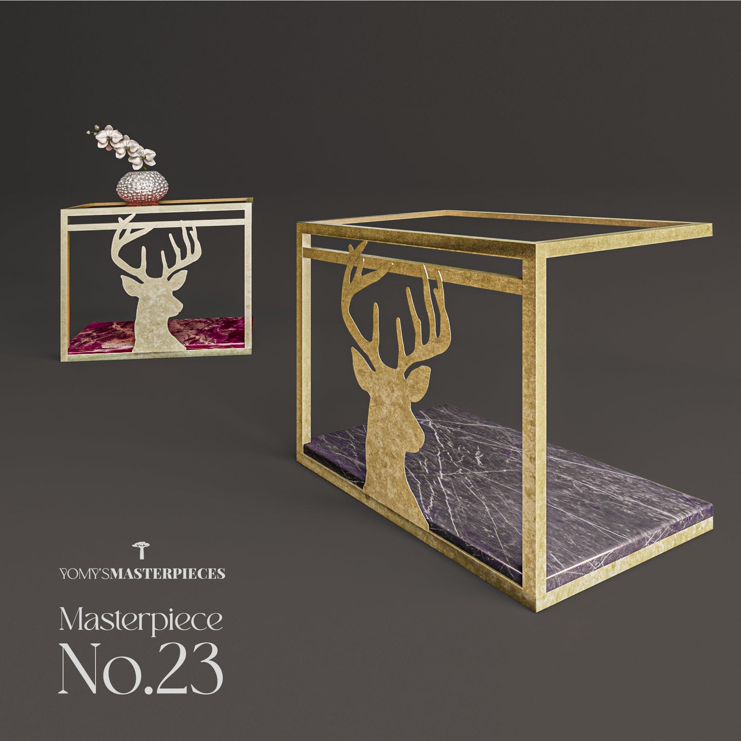 Masterpiece No.23 - The Side Table – Luxury handcrafted Side Table by Yomy's Masterpieces
