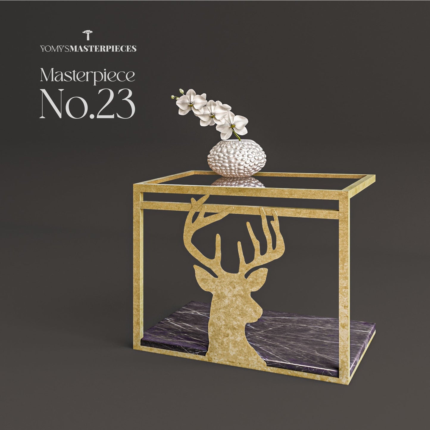 Masterpiece No.23 - The Side Table – Luxury handcrafted Side Table by Yomy's Masterpieces