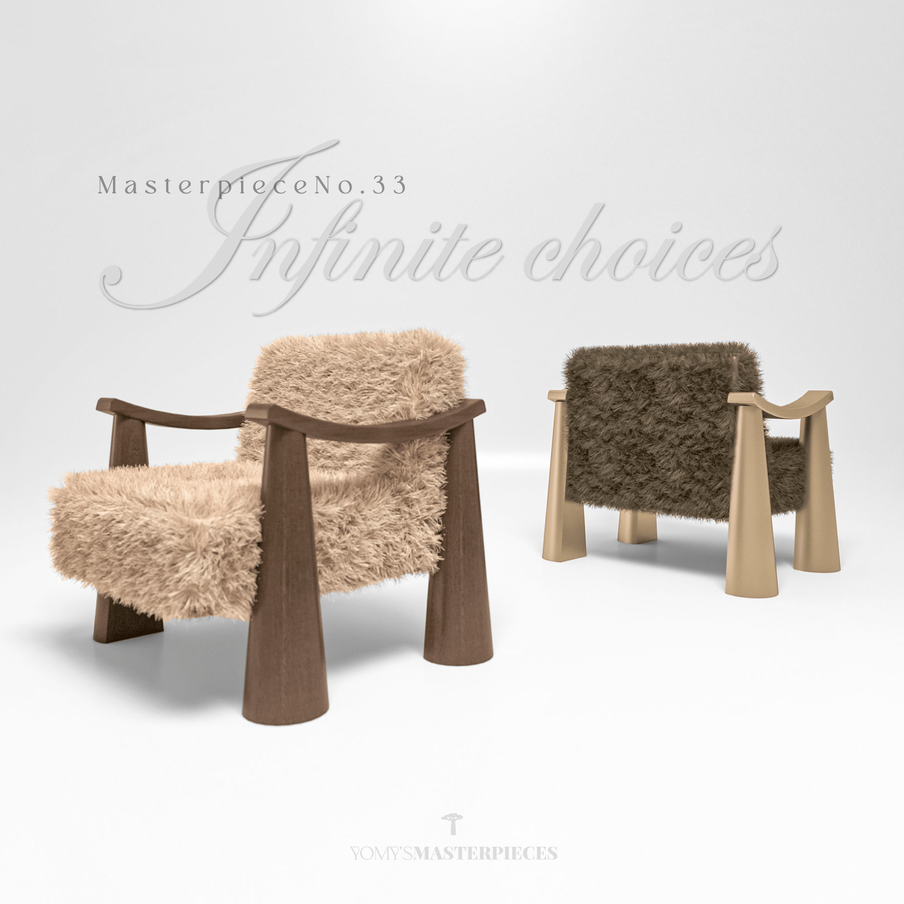 Masterpiece No.33 – Luxury handcrafted Armchair by Yomy's Masterpieces