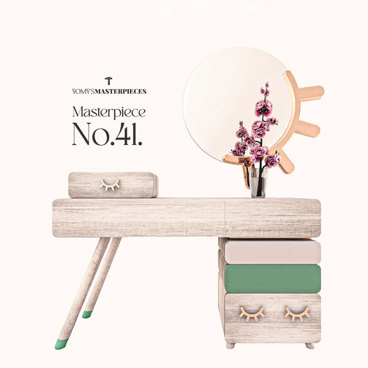 Masterpiece No.41 - Noom Vanity – Luxury handcrafted dresser by Yomy's Masterpieces