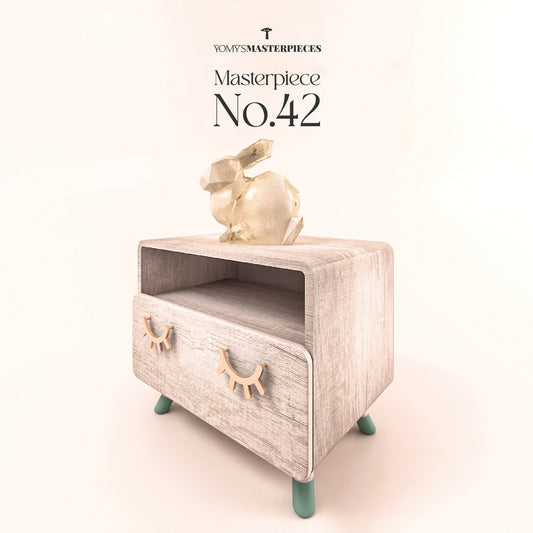 Masterpiece No.42 - NOOM Nightstand – Luxury handcrafted Nightstand by Yomy's Masterpieces