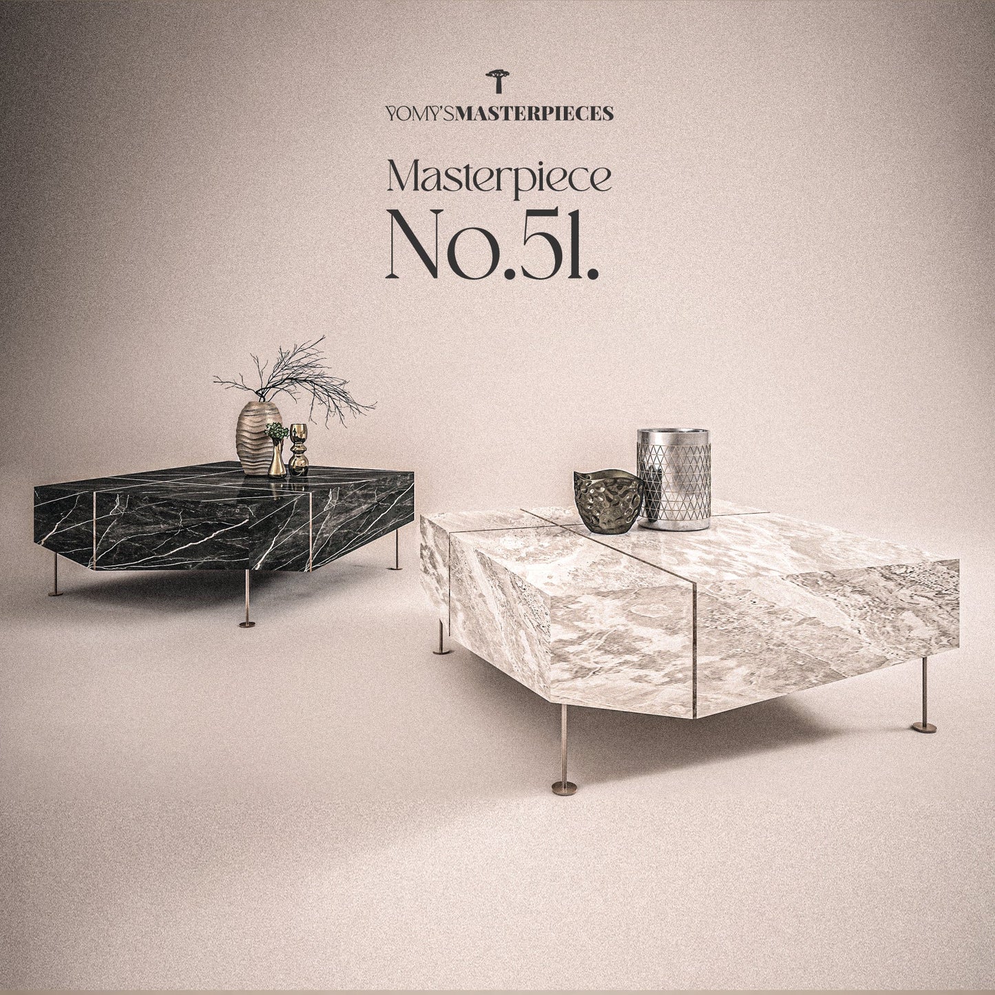 Masterpiece No.51 – Luxury handcrafted Center table by Yomy's Masterpieces