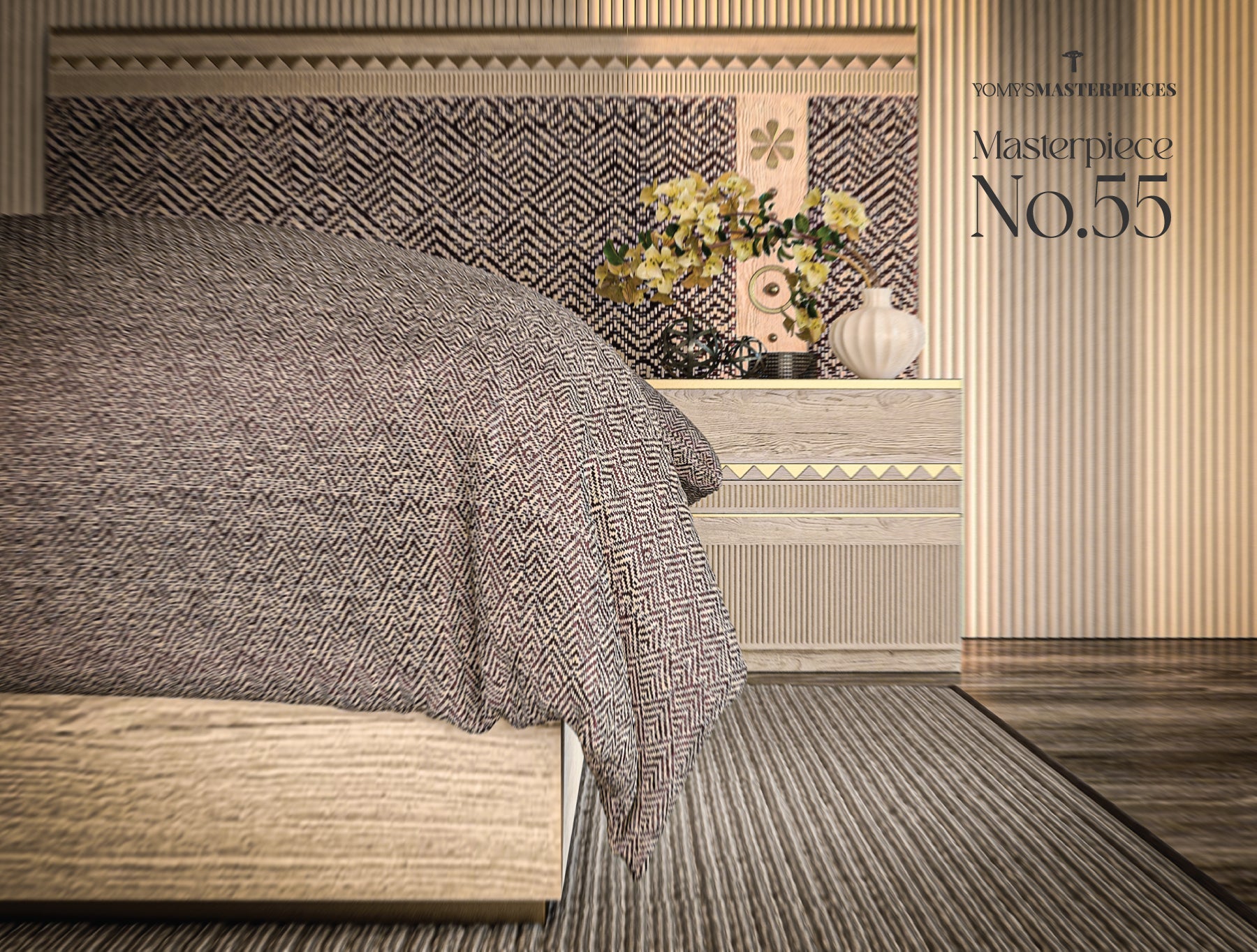 Masterpiece No.55 – Luxury handcrafted Bed by Yomy's Masterpieces