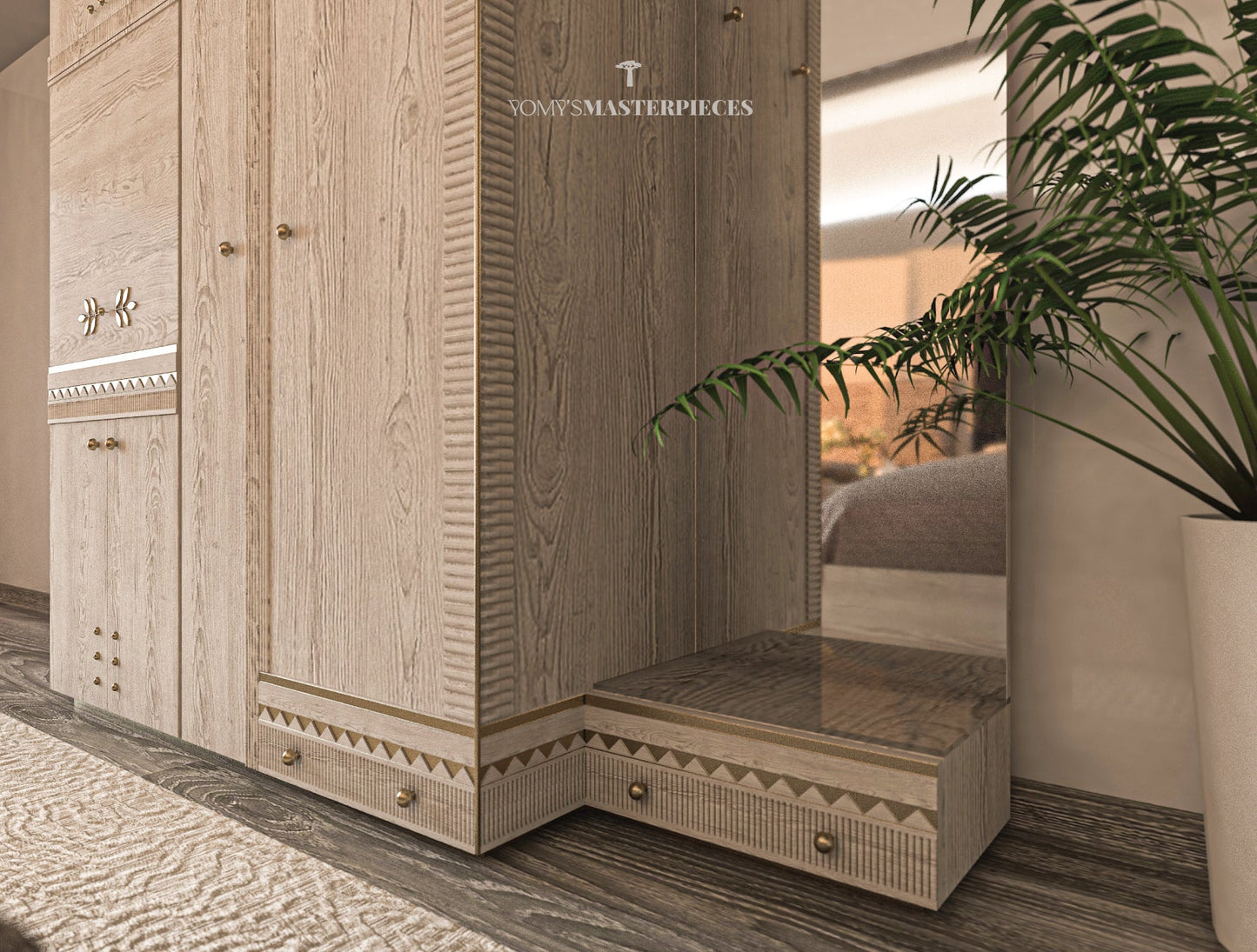 Masterpiece No.59 – Luxury handcrafted Waredrobe by Yomy's Masterpieces