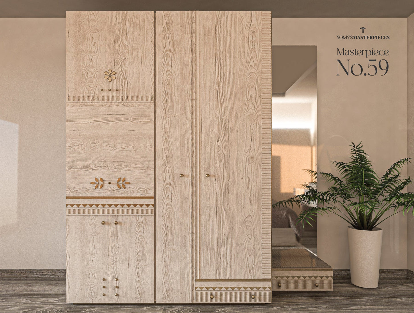 Masterpiece No.59 – Luxury handcrafted Waredrobe by Yomy's Masterpieces