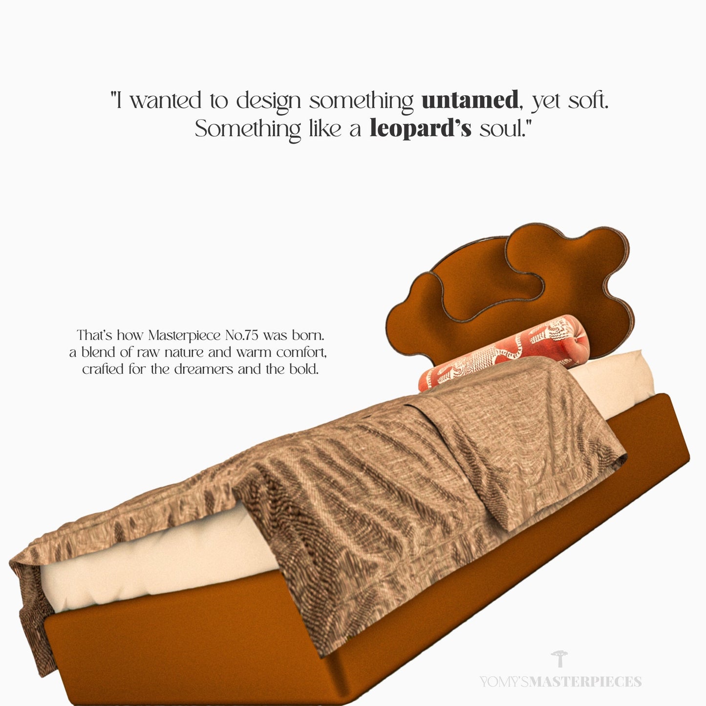 Masterpiece No.75 – Luxury handcrafted Bed by Yomy's Masterpieces