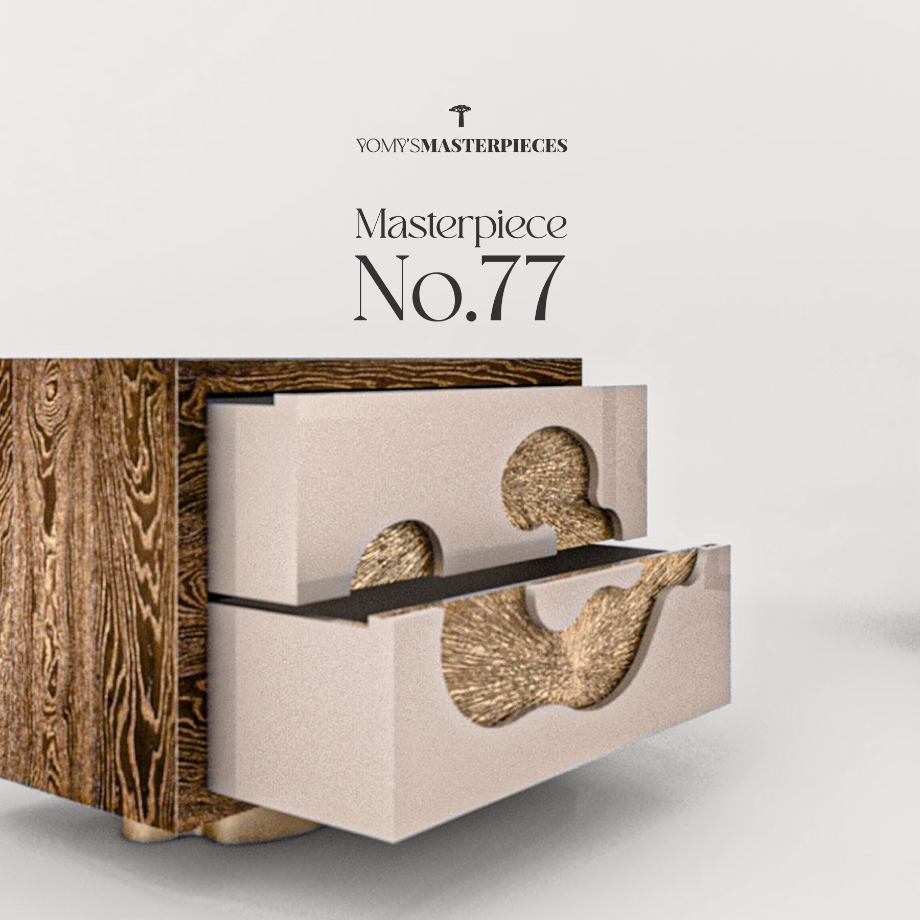 Masterpiece No.77 – Luxury handcrafted Night stand by Yomy's Masterpieces