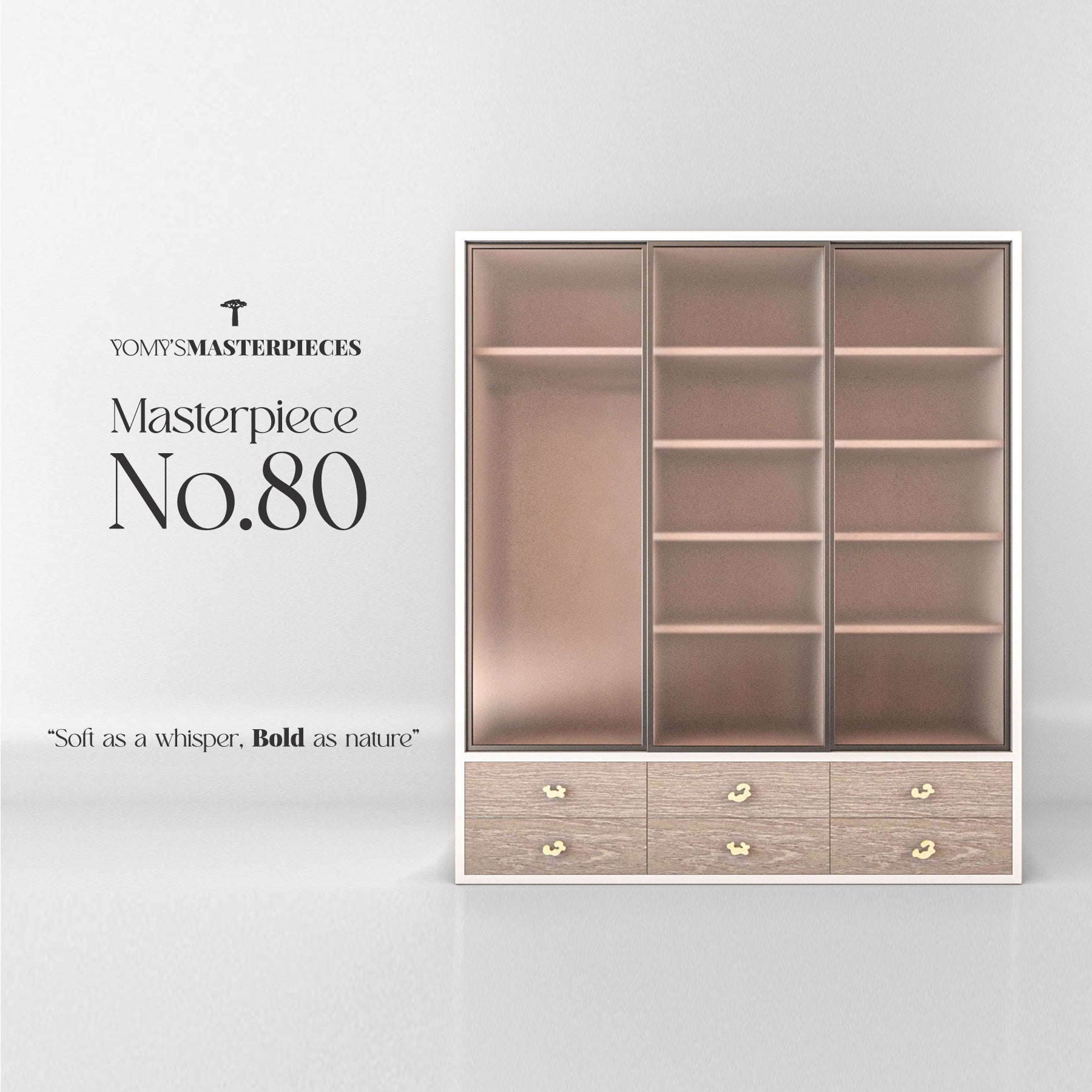Masterpiece No.80 – Luxury handcrafted Waredrobe by Yomy's Masterpieces