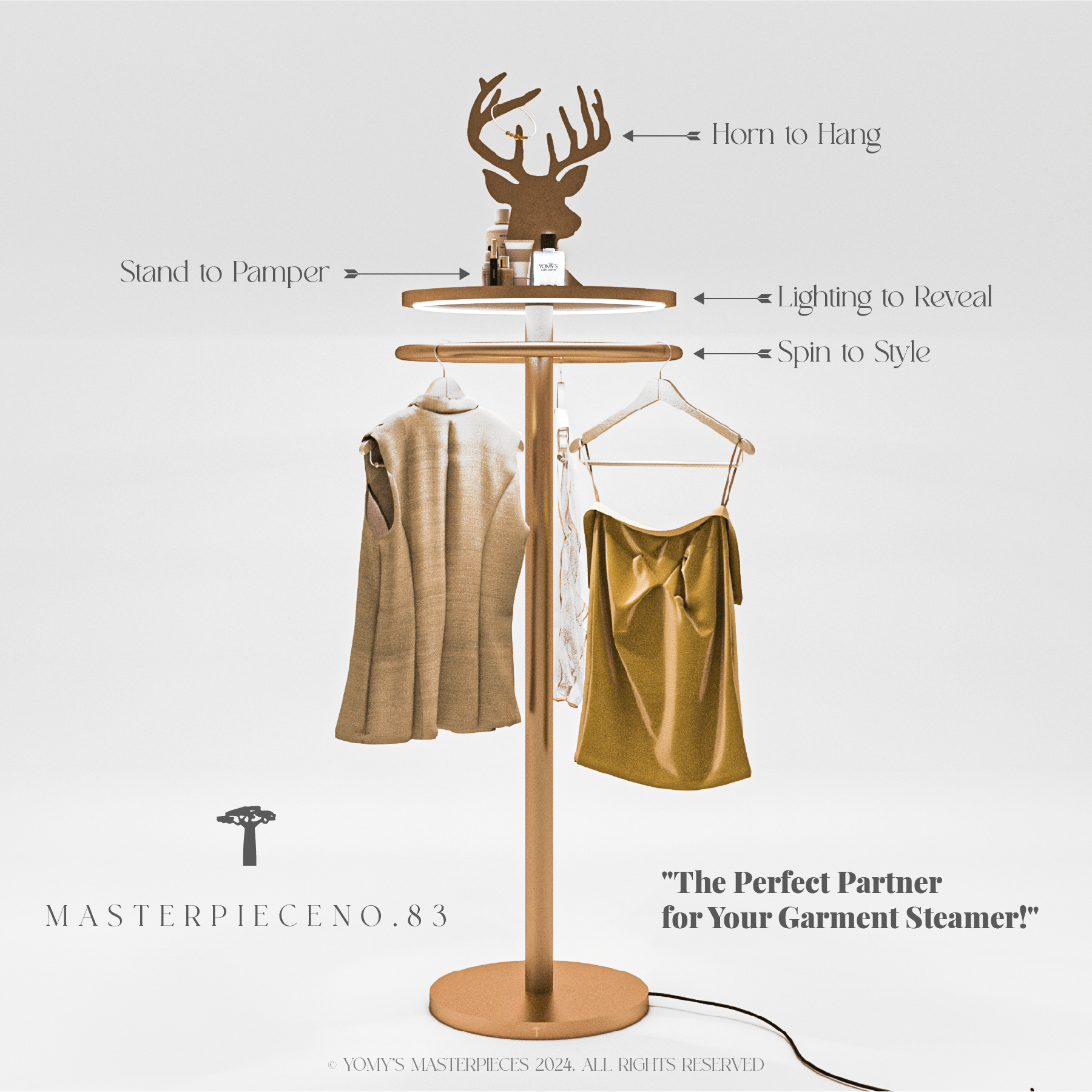 Masterpiece No.83 - The valet – Luxury handcrafted Valet by Yomy's Masterpieces
