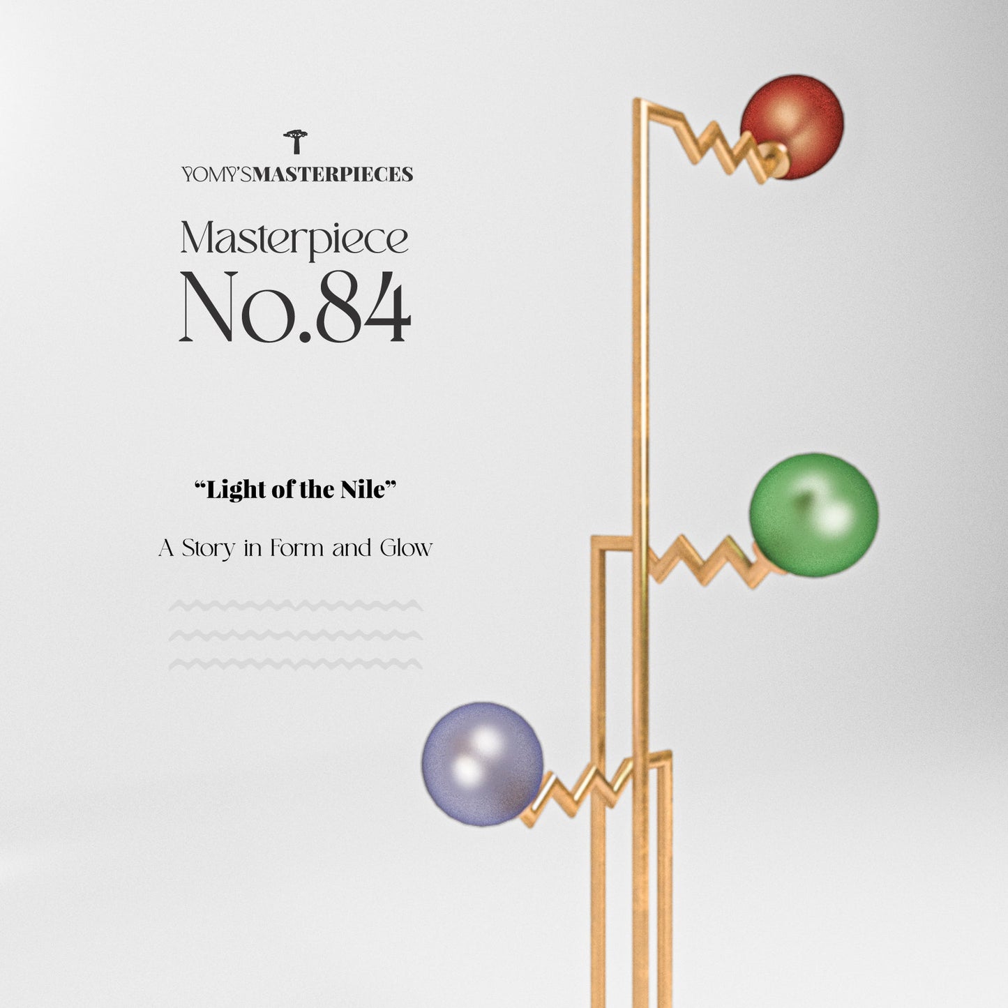 Masterpiece No.84 - The Light of The Nile – Luxury handcrafted by Yomy's Masterpieces