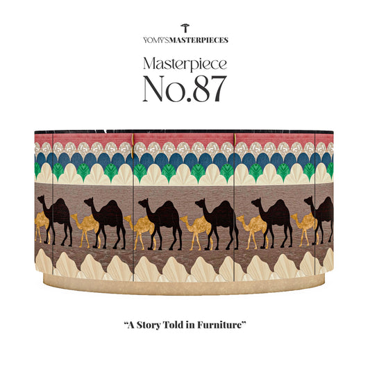 Masterpiece No.87 - The Caravan Buffet – Luxury handcrafted Sideboard by Yomy's Masterpieces