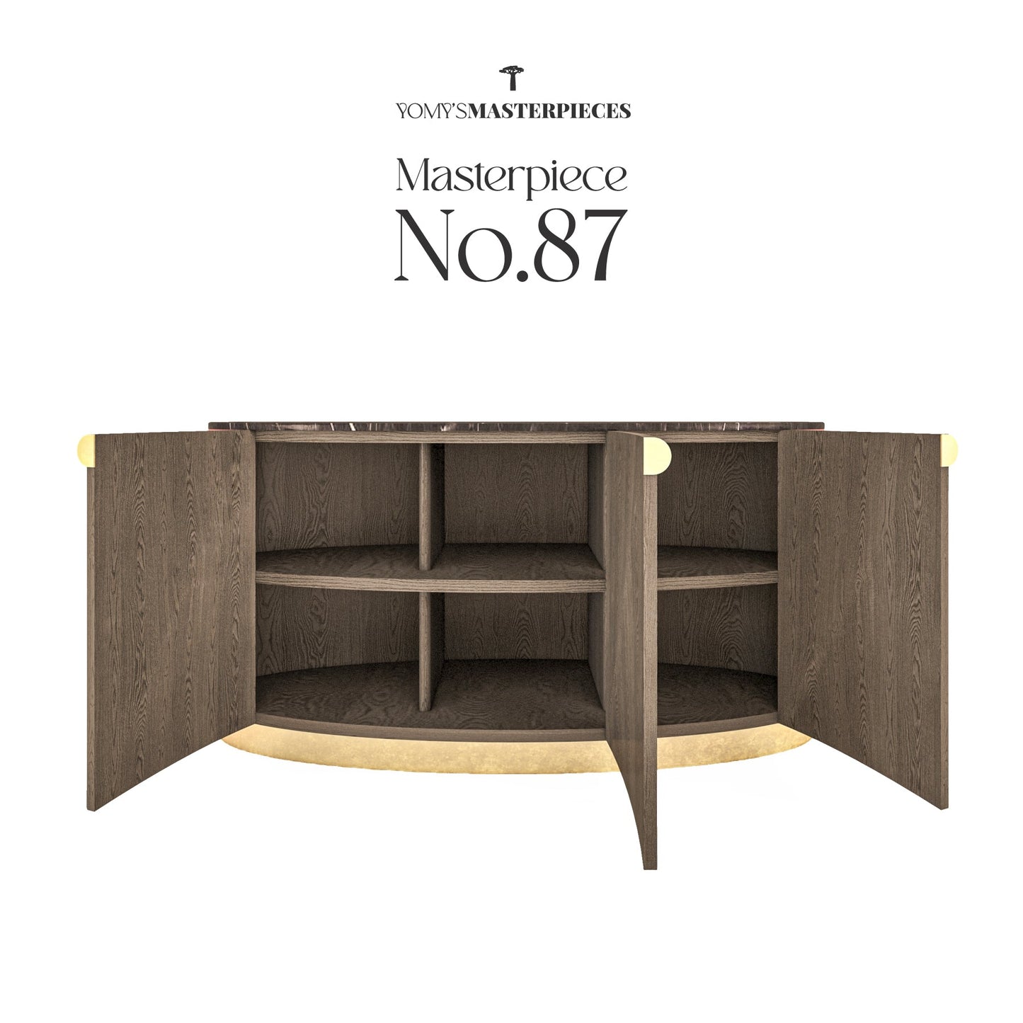 Masterpiece No.87 - The Caravan Buffet – Luxury handcrafted Sideboard by Yomy's Masterpieces