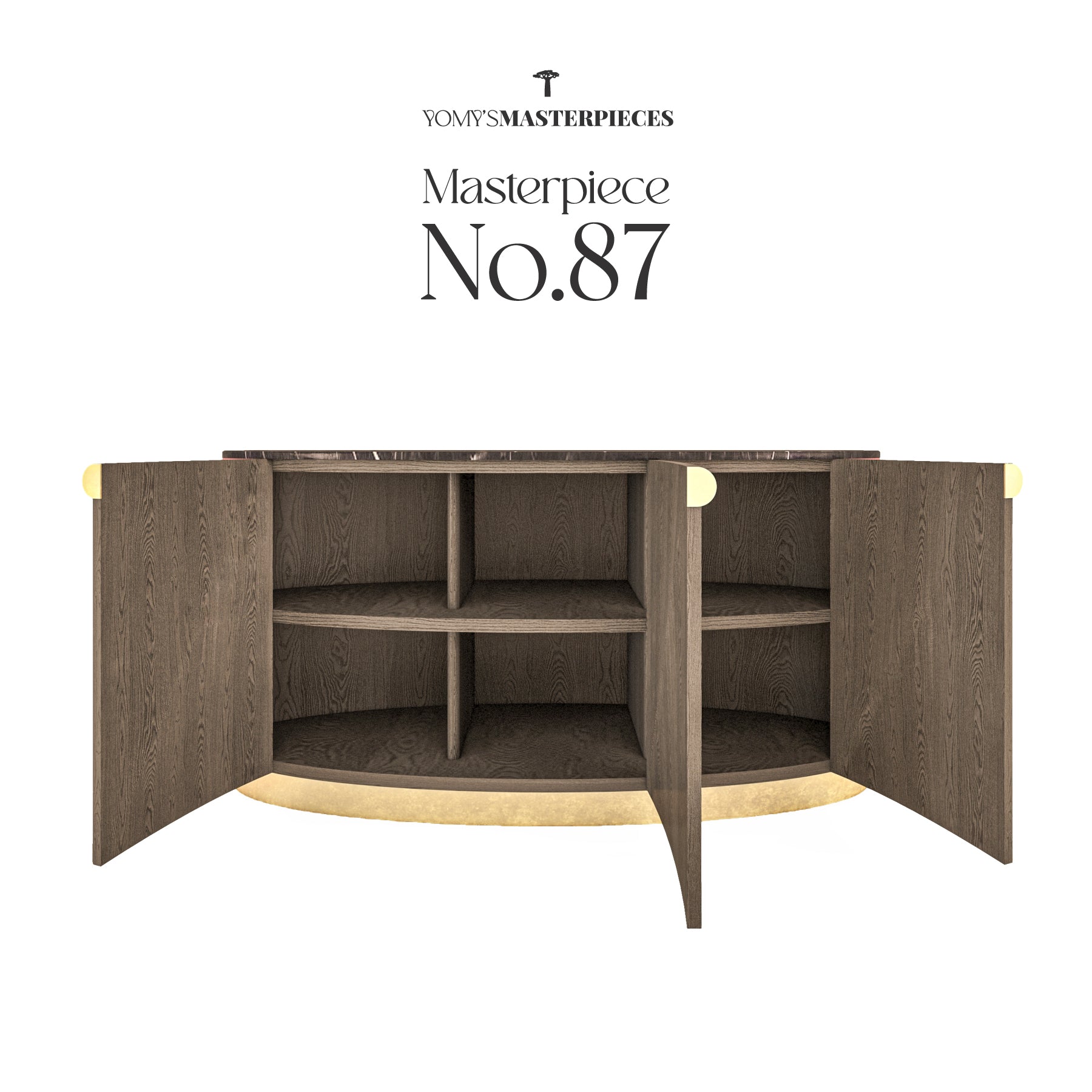 Masterpiece No.87 - The Caravan Buffet – Luxury handcrafted Sideboard by Yomy's Masterpieces