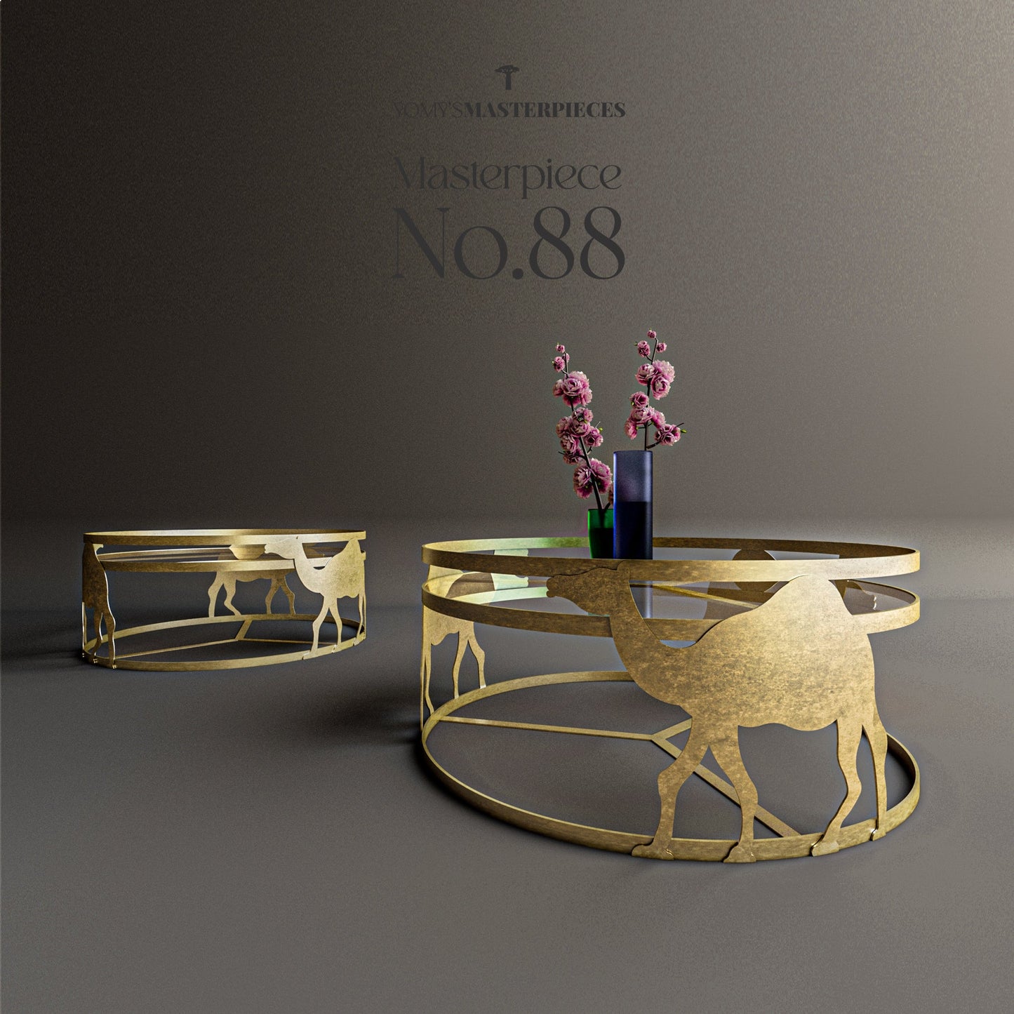 Masterpiece No.88 - The Caravan Center Table – Luxury handcrafted Center table by Yomy's Masterpieces
