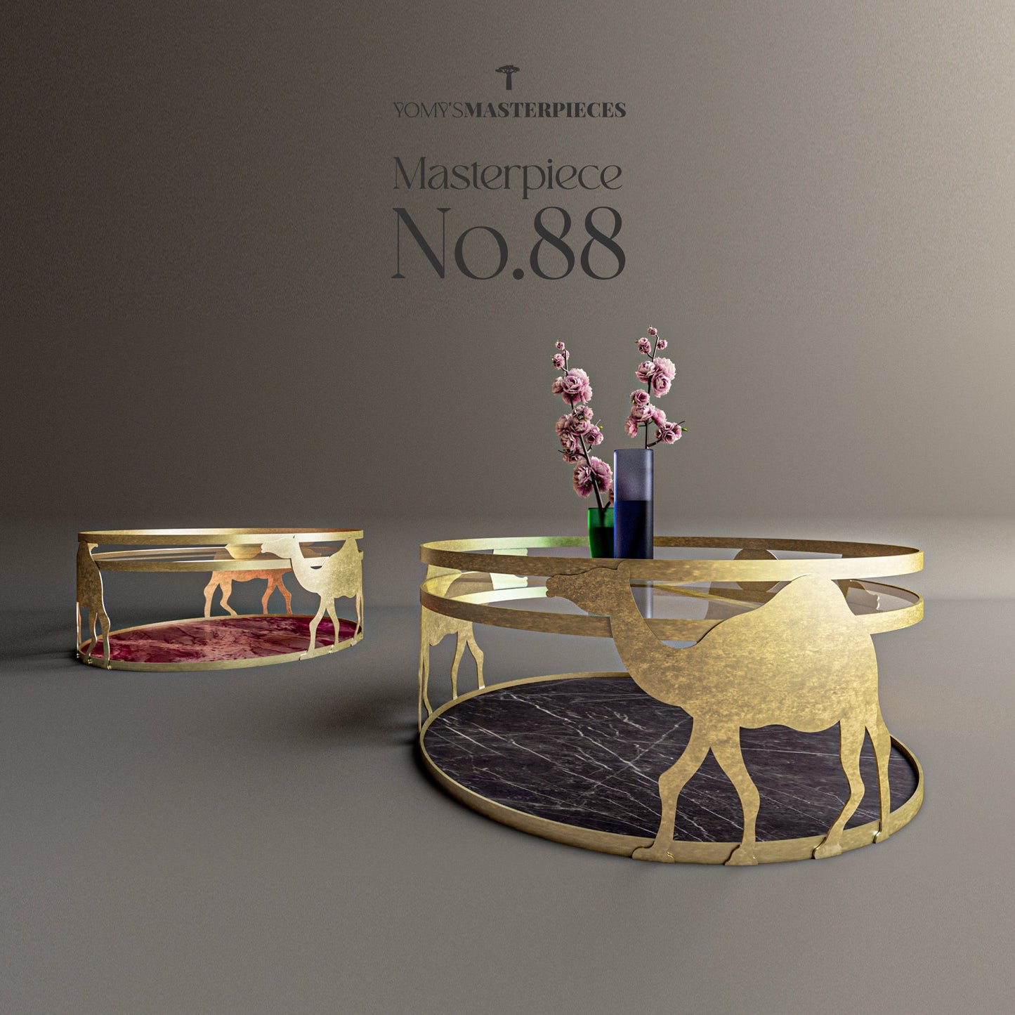 Masterpiece No.88 - The Caravan Center Table – Luxury handcrafted Center table by Yomy's Masterpieces